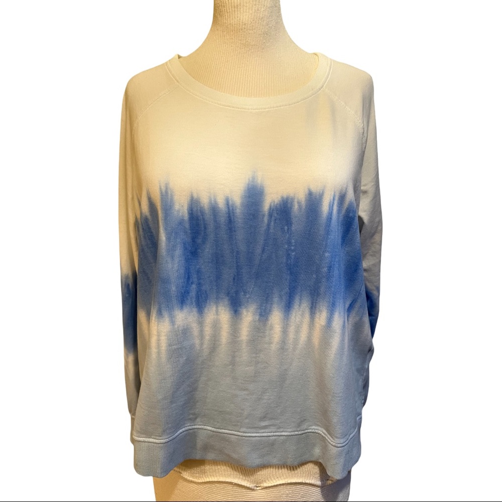 Jane & Delancey / Blue & White Tie-dye Sweatshirt